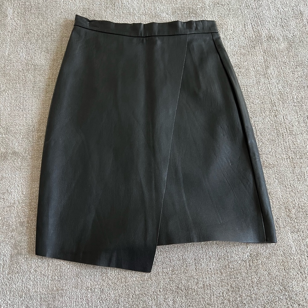 H&M Faux Leather Skirt